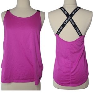 Nike Elastika Fuschia Athleisure Gym Wear Workout Tank 💗💜💗